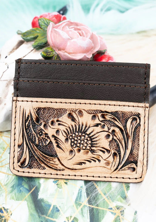 Tooled Card Wallet
