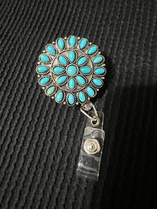 Turquoise Badge Reel